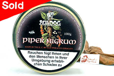 Bulldog Piper Nigrum Pfeifentabak 100g Dose